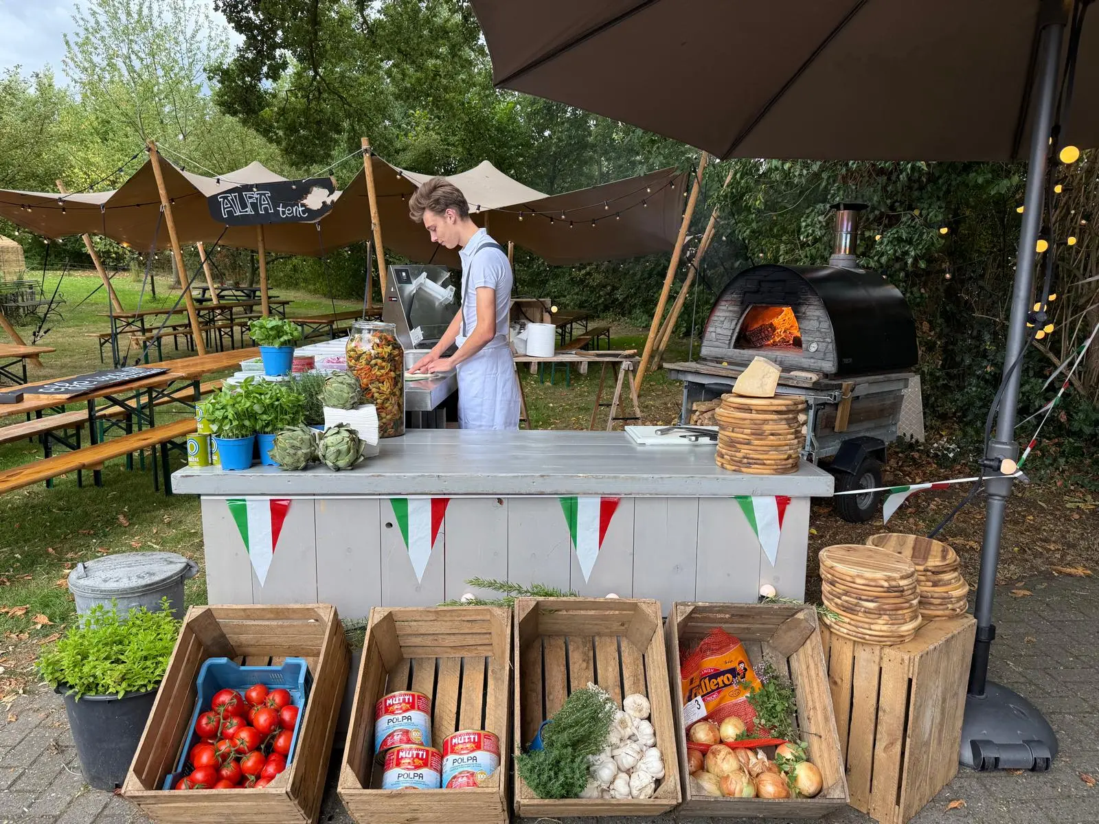 Stand display opstelling